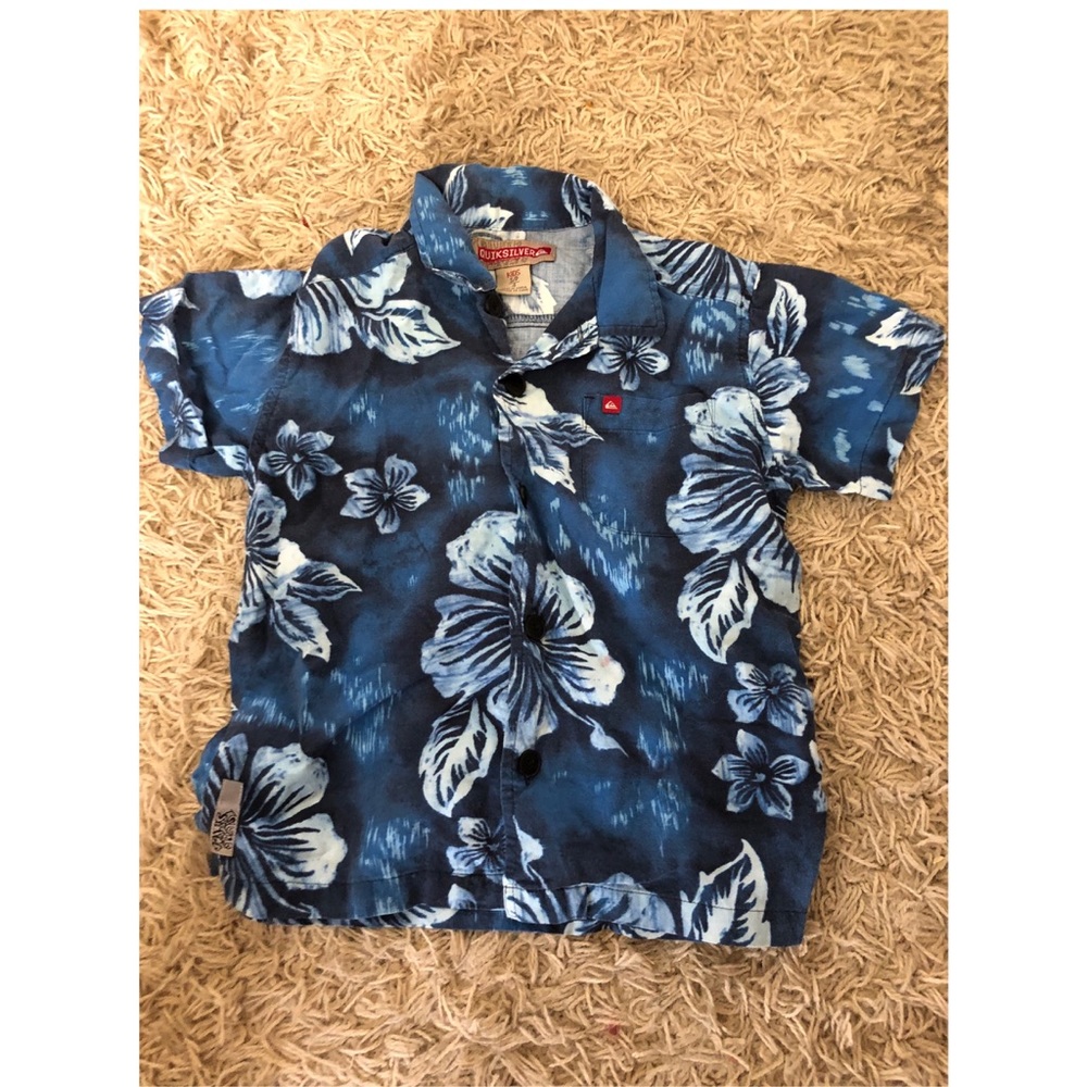 3 Kids floral button ups